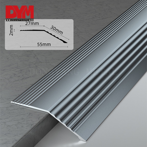 Aluminium Metal Sloped Tile Floor Transition Trim