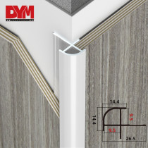 Metal Round External Corner Trim For Panel Profile
