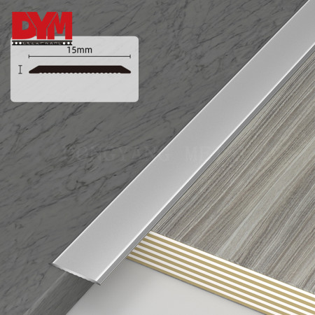 Polished Aluminum Flat Floor Transition Strips Profile