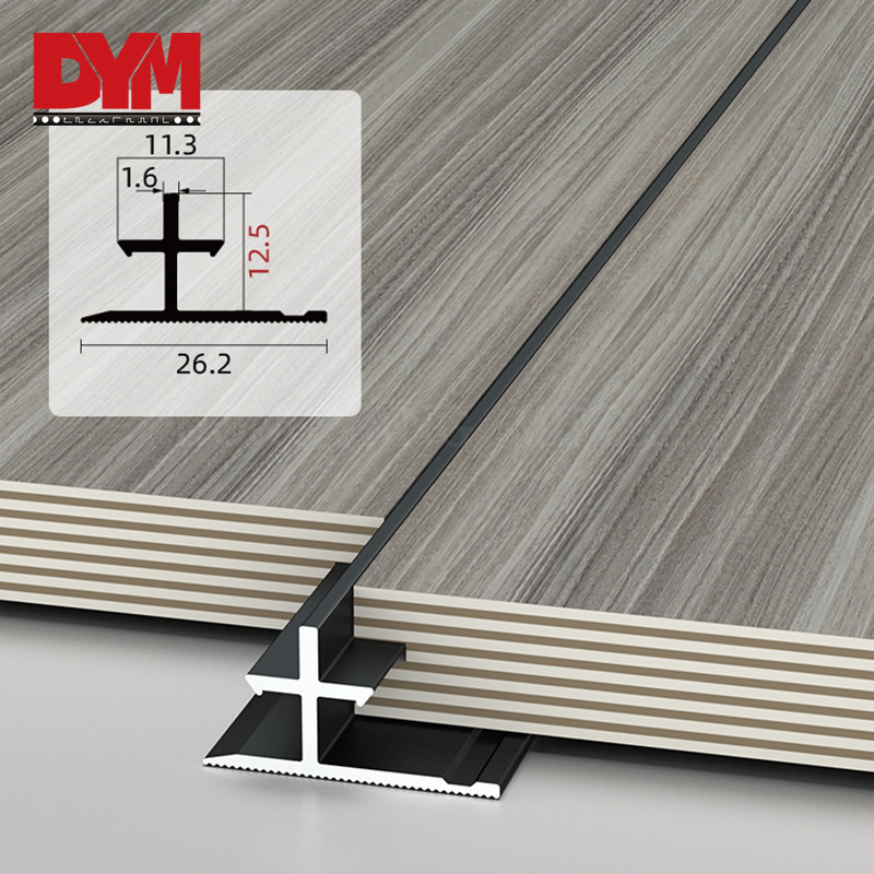 Matte Aluminum H Shape Panel Profile | Panel Profile | DYM Tile Trim ...