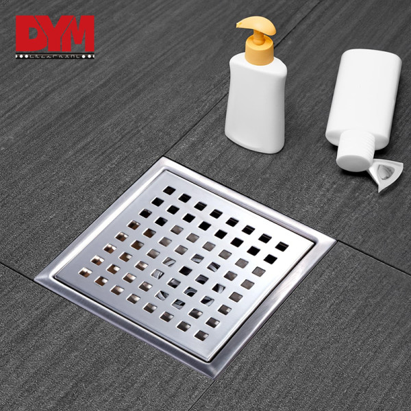 6 Inch Square Shower Drain For Bathroom