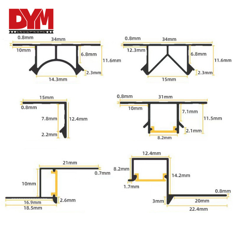 Suspended Linear Light Edging Strip for Ceiling