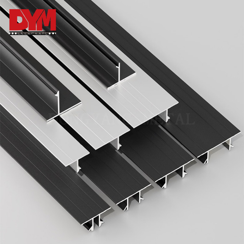 Double T shaped Light Aluminum Channel Trim for Ceiling