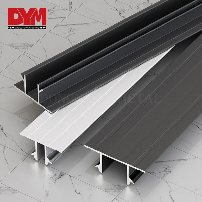 Double T shaped Light Aluminum Channel Trim for Ceiling