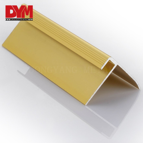 Aluminum External Angle F shape Lvt Profile trim
