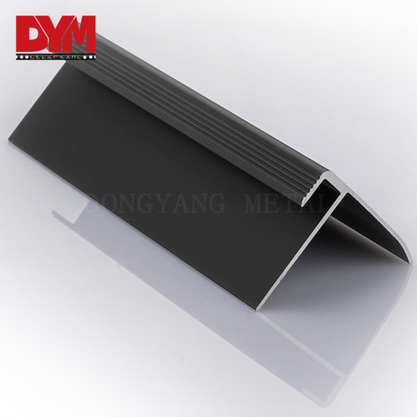 Aluminum External Angle F shape Lvt Profile trim