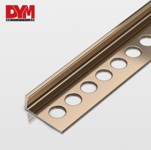 Aluminum Straight Edge Shaped Tile Trim