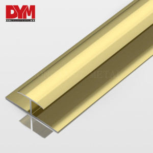Matte Aluminum H Shape Panel Profile