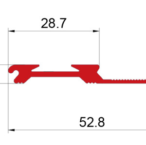 Metal Anti-slip Stair Nosing With PVC