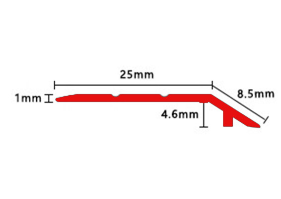 Square shape tile trim