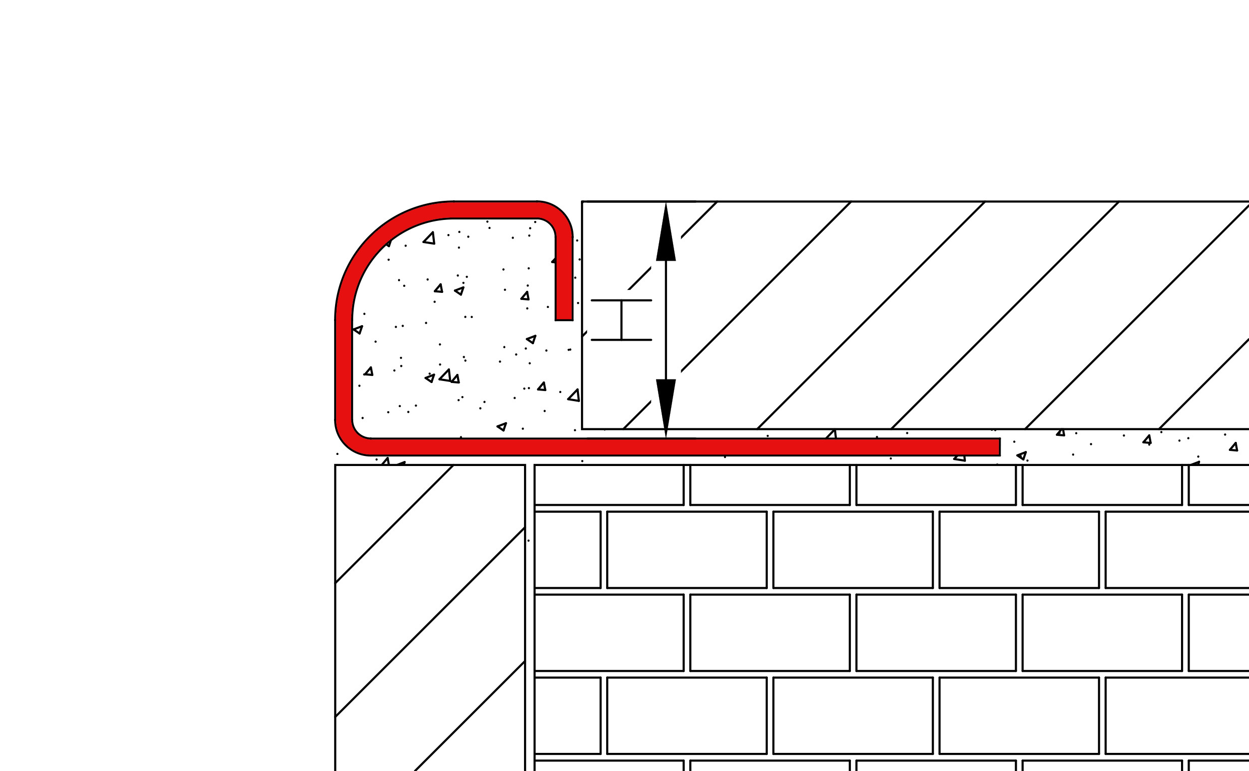 Square shape tile trim