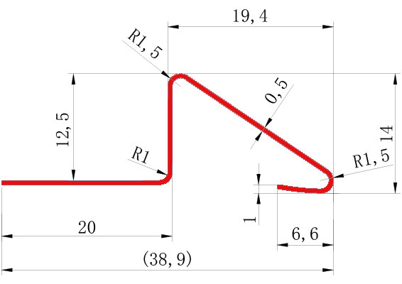 miter tile edge trim