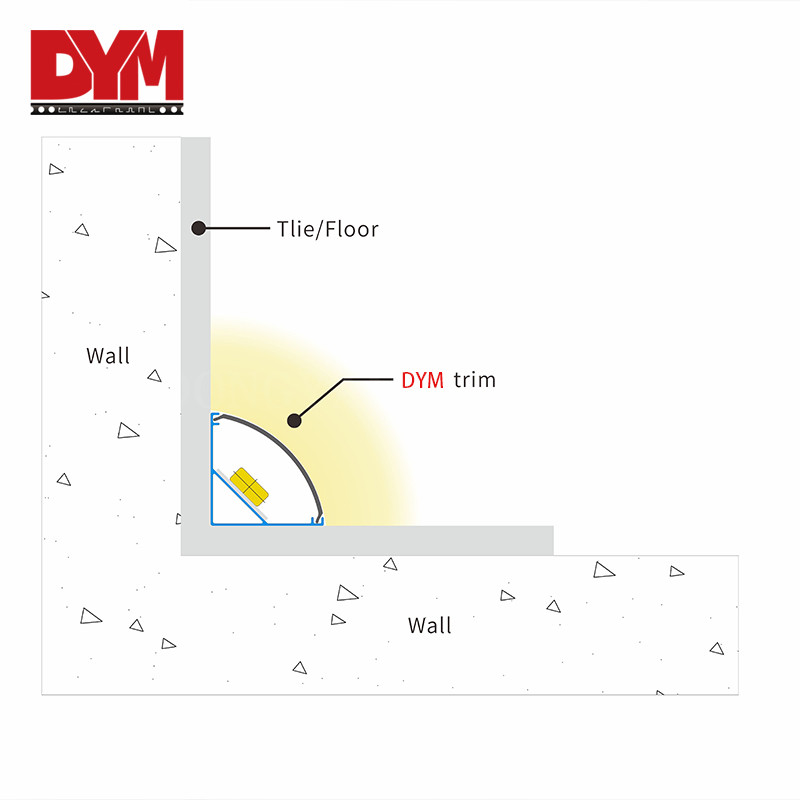 aluminium side light strip with led