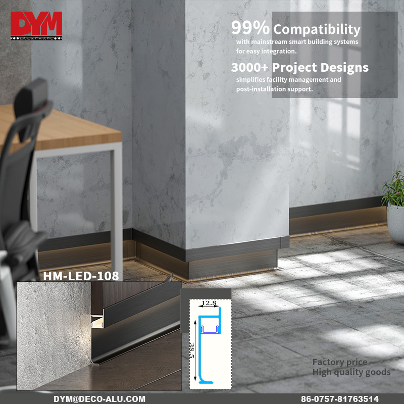 led aluminum skirting  instaklation scenario
