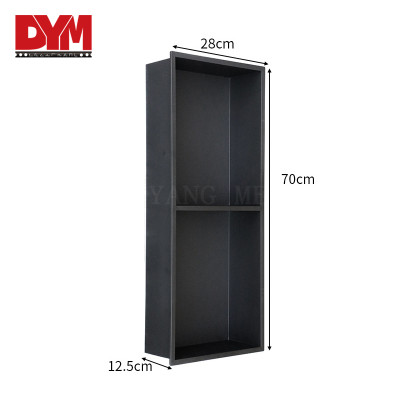 Recessed tileable stainless steel shower niche