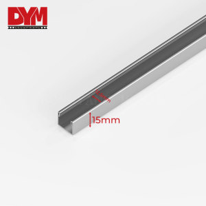 U Channel Aluminum Shower Glass Profile