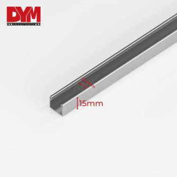 U Channel Aluminum Shower Glass Profile