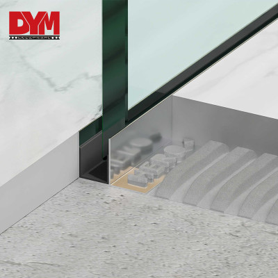 F Channel Aluminum Shower Enclosure