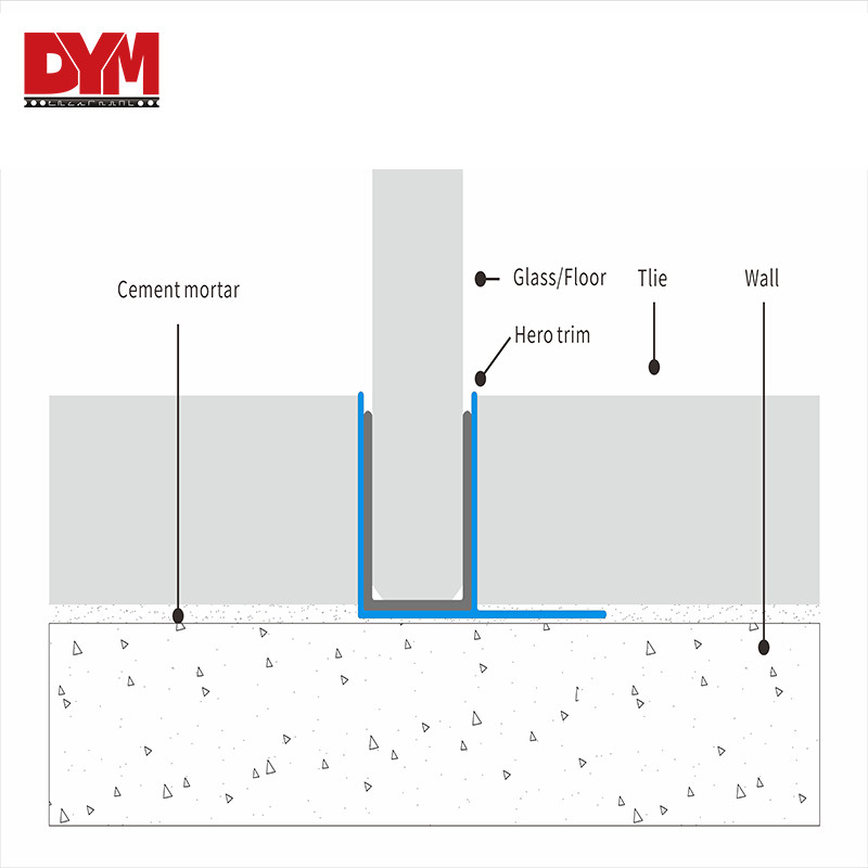 tile trim profiles with diamond