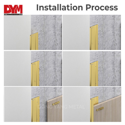 Aluminum Wall Panel End Trim
