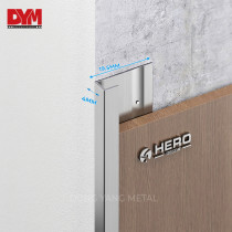 Aluminum Wall Panel End Trim