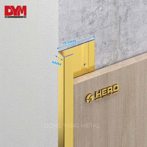 Aluminum Wall Panel End Trim