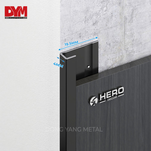 Aluminum Wall Panel End Trim