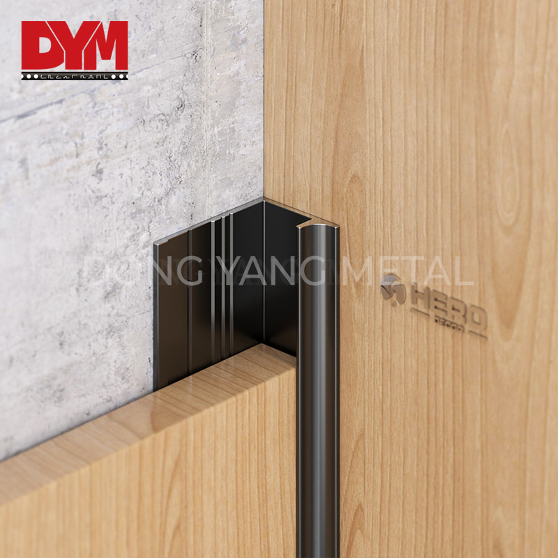 C-Shaped Tile Trim For Wall Panel