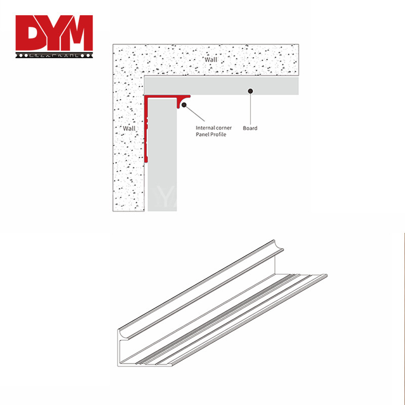 C-Shaped Tile Trim For Wall Panel
