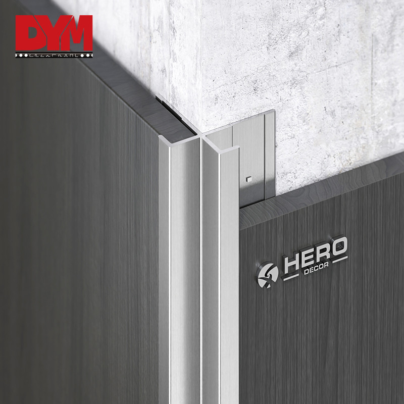 C-Shaped Tile Trim For Wall Panel
