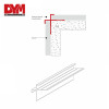 Aluminium Wall Panel External Corner Trim