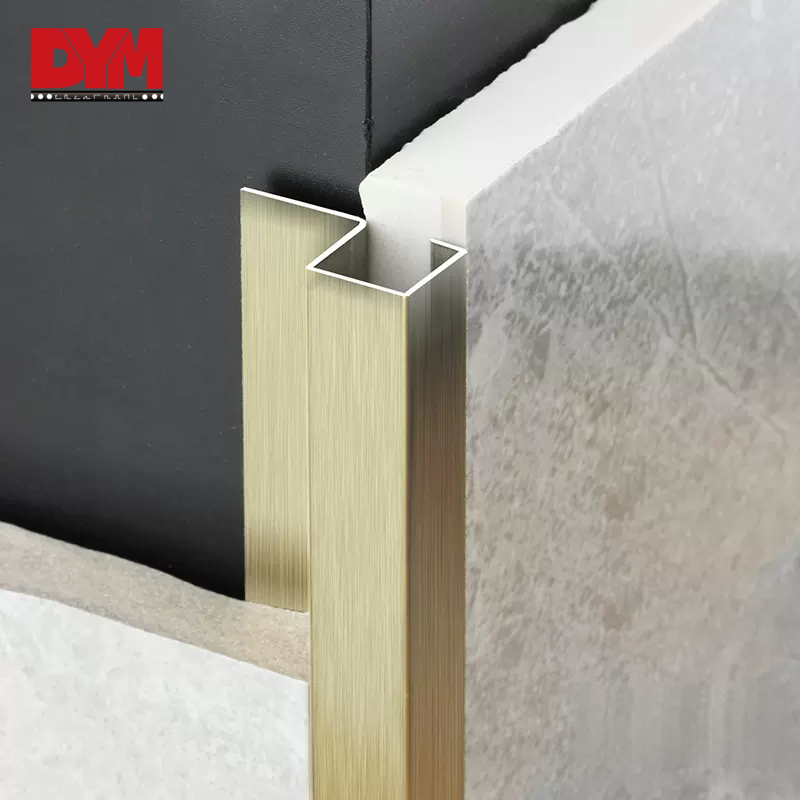 Stainless Steel Square Tile Trim for Wall