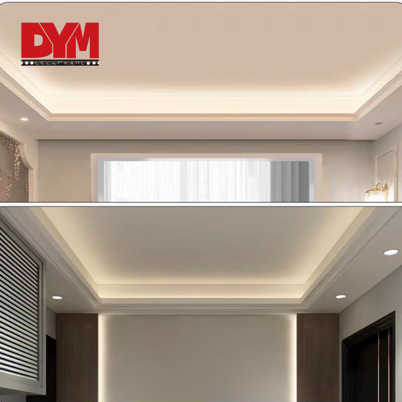 Double T shaped Light Aluminum Channel Trim for Ceiling