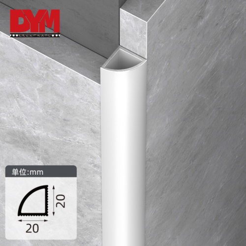 OEM Logo Gold L-shaped Edge Tile Trim For Wall