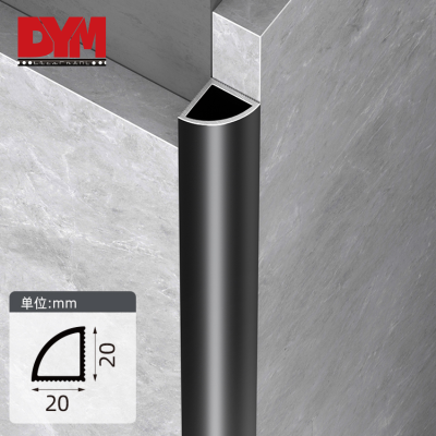 OEM Logo Gold L-shaped Edge Tile Trim For Wall