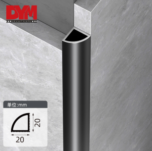 OEM Logo Gold L-shaped Edge Tile Trim For Wall