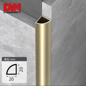 Aluminum External Corner 1/4 Round Ceramic Tile Trim