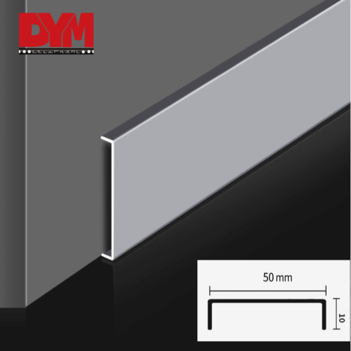 Aluminum U-shaped Metal Skirting Board