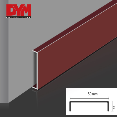 Aluminum U-shaped Metal Skirting Board