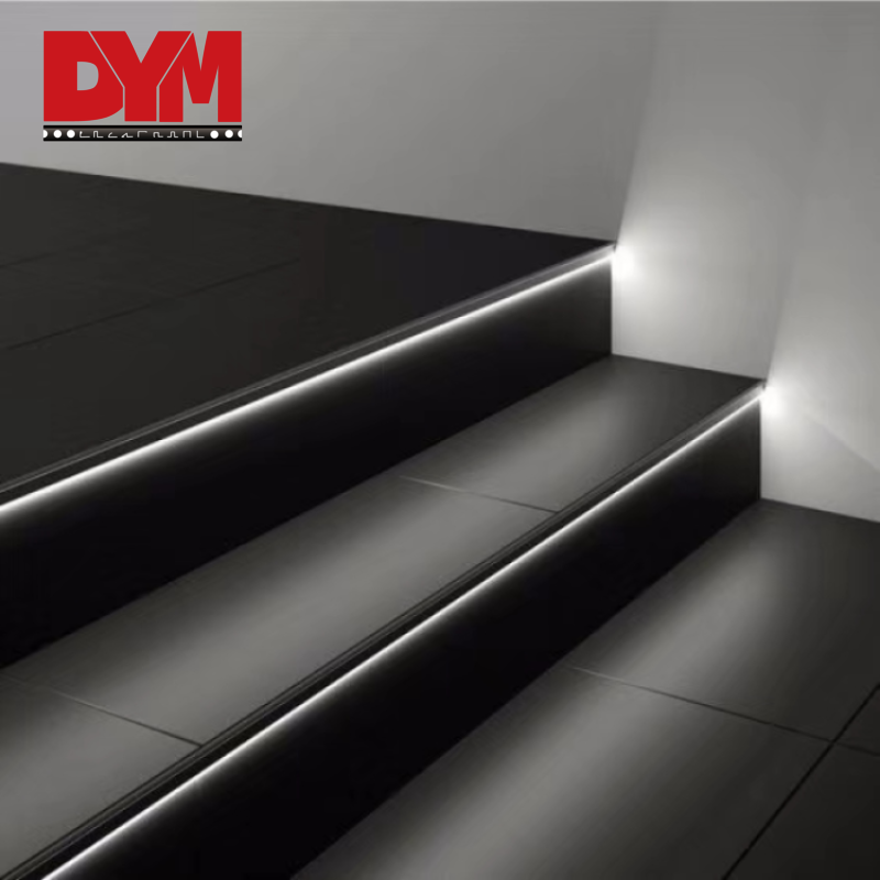 Aluminum LED External Stair Nosing Trim