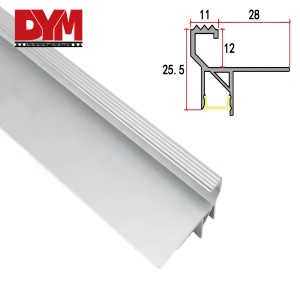 Aluminum LED External Stair Nosing Trim