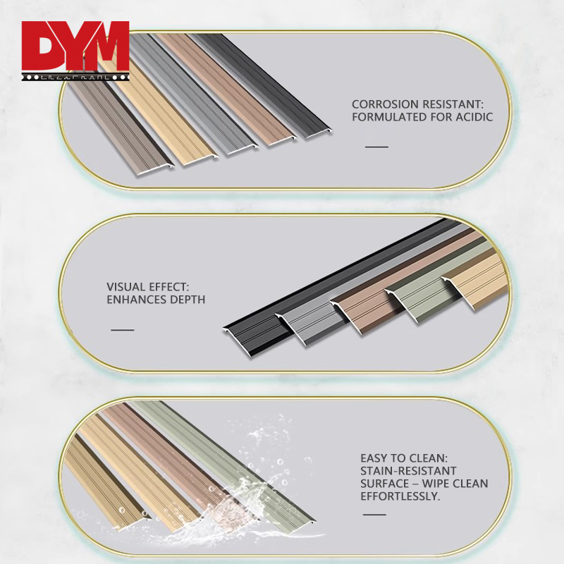 Aluminium Transition Threshold Ramp Strips