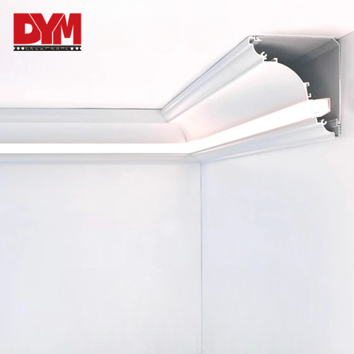 LED ceiling profile for corner edge strip