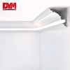 LED ceiling profile for corner edge strip