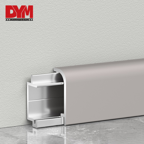 Aluminum Thick Arc-shaped Skirting Board