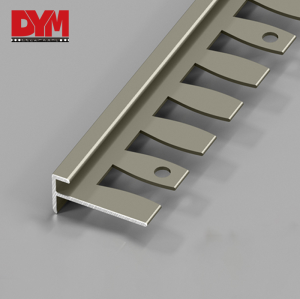 Aluminum Arc F-shaped Tile Edge Trim