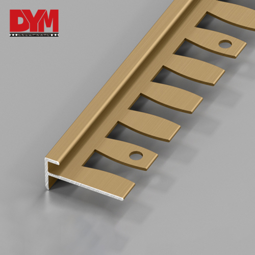Aluminum Arc F-shaped Tile Edge Trim