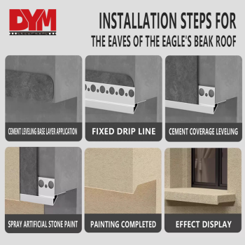 Aluminum Balcony Rain Drip Edge