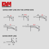Aluminum Balcony Rain Drip Edge