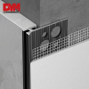 Aluminum H Shape Plastered Profile